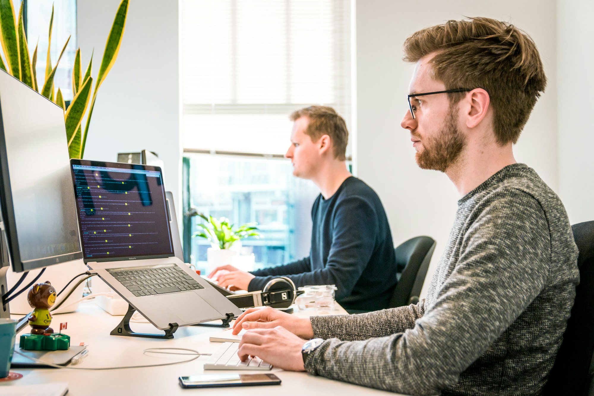 A team reviewing analytics